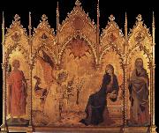 Lippo Memmi Altar of the Annuciation oil painting reproduction